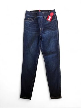 Spanx Women's Ankle Skinny High Rise jeans in a Blue Midnight Shade Size M NWT